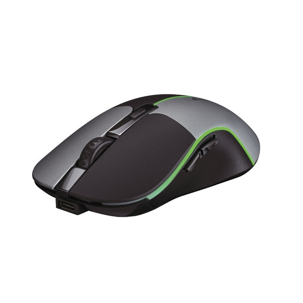 Mouse USB Sem Fio para Gamer, Sem Fio, Bluetooth, 1600 Dpi, LED, RGB, Preto, Cinza