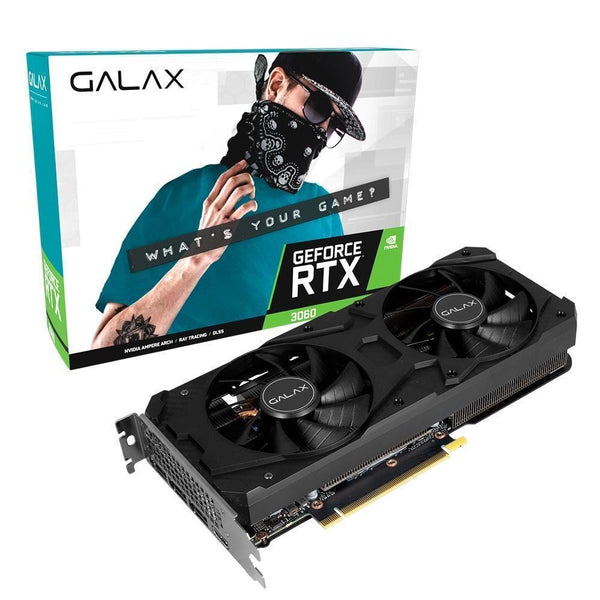 Placa de Vídeo Galax GeForce RTX 3060 1-Click OC, 12GB GDDR6, 192 Bits, 36NOL7MD1VOC