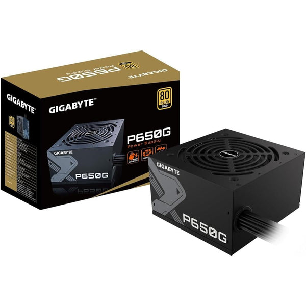 Fonte PC 650W 80 Plus Gold Gigabyte GP-P650G, Principais capacitores japoneses 3 anos de garantia