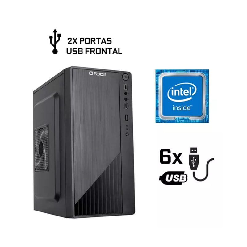 Computador Completo H61 Intel Core I3 8gb Ssd 240gb