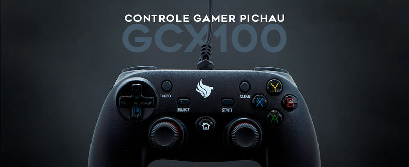 Controle Gamer Pichau GCX100 PC/PS3/Android, PG-CX100-BK