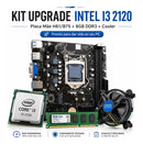 Kit Placa mãe ddr3 + processador core i3 2120+ coller 1155 + 8gb RAM