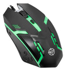 Mouse Gamer TGT GM25, Rainbow, 2400DPI, 4 Botoes, Preto, TGT-GM25-BL01