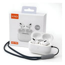Fone de Ouvido Sem Fio Kaidi KD-790 Bluetooth Branco Academia Antiruído