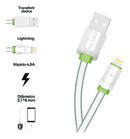 Cabo 1m Oberon Iphone Com Entrada Lightning Saída Usb