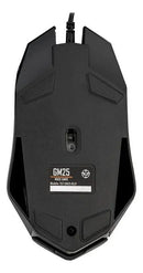 Mouse Gamer TGT GM25, Rainbow, 2400DPI, 4 Botoes, Preto, TGT-GM25-BL01