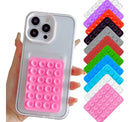 Ventosa Celular Suporte Silicone Premium de Capinha para Superfícies Lisas