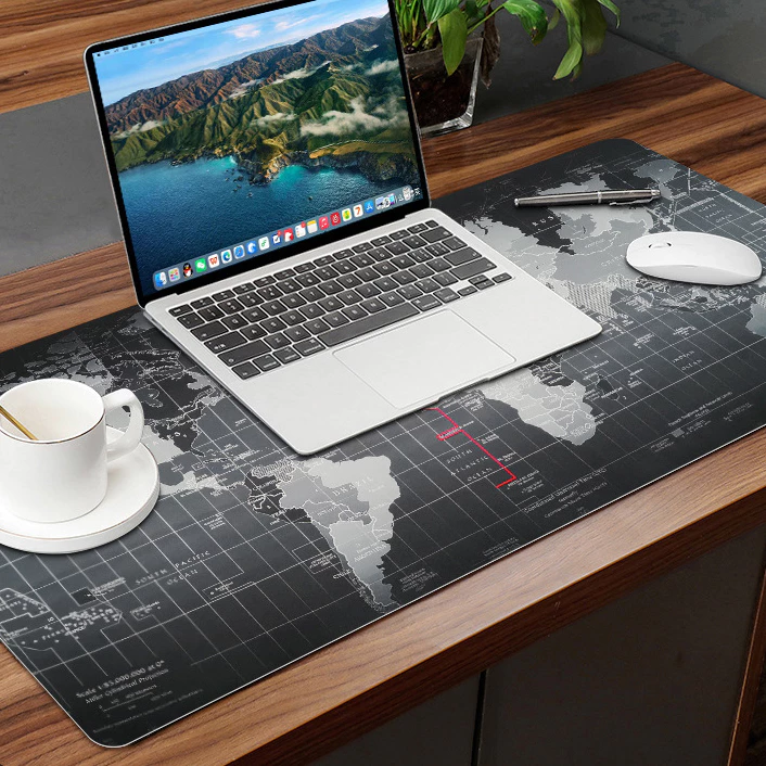 Mouse Pad Gamer Mapa Razer Camuflado Grande 80x30