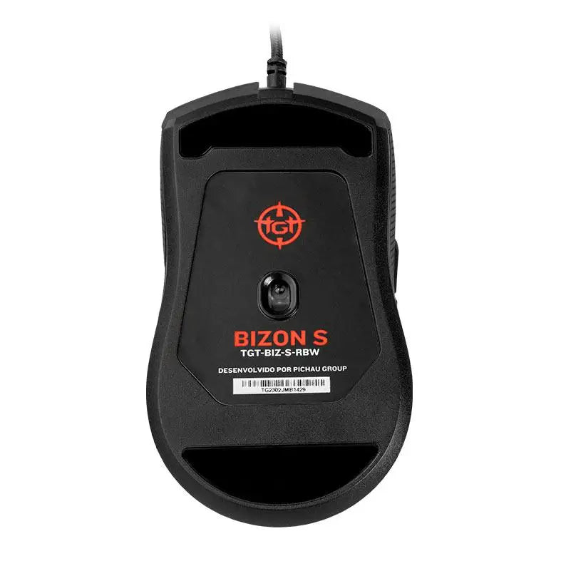 Mouse Gamer TGT Bizon S Rainbow RGB 8400DPI 6 Botoes Black TGT-BIZ-S-RBW