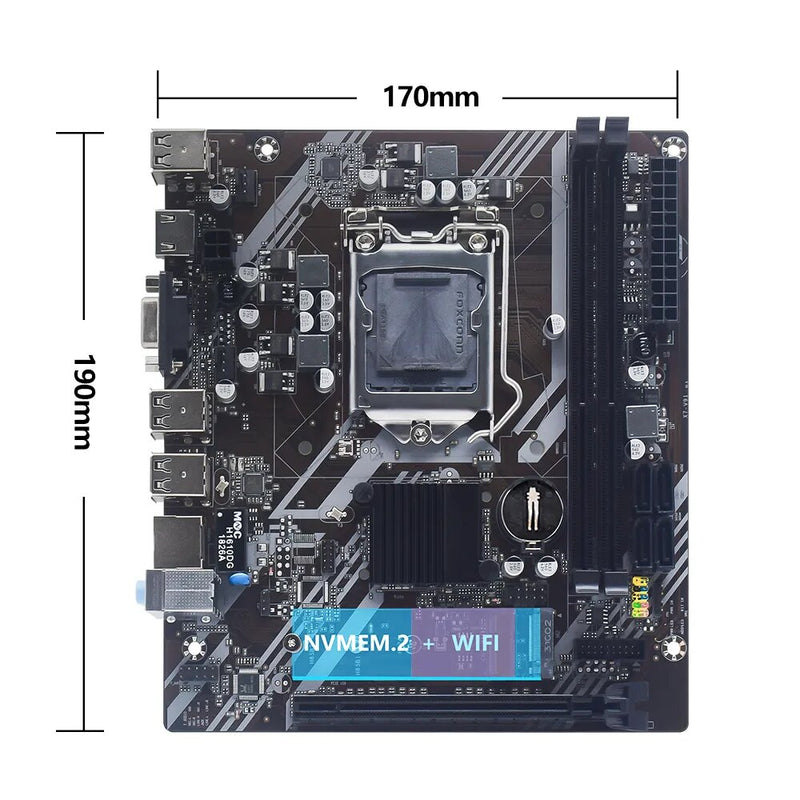 Placa-Mãe MUCAI H61 - A Maravilha da Tecnologia