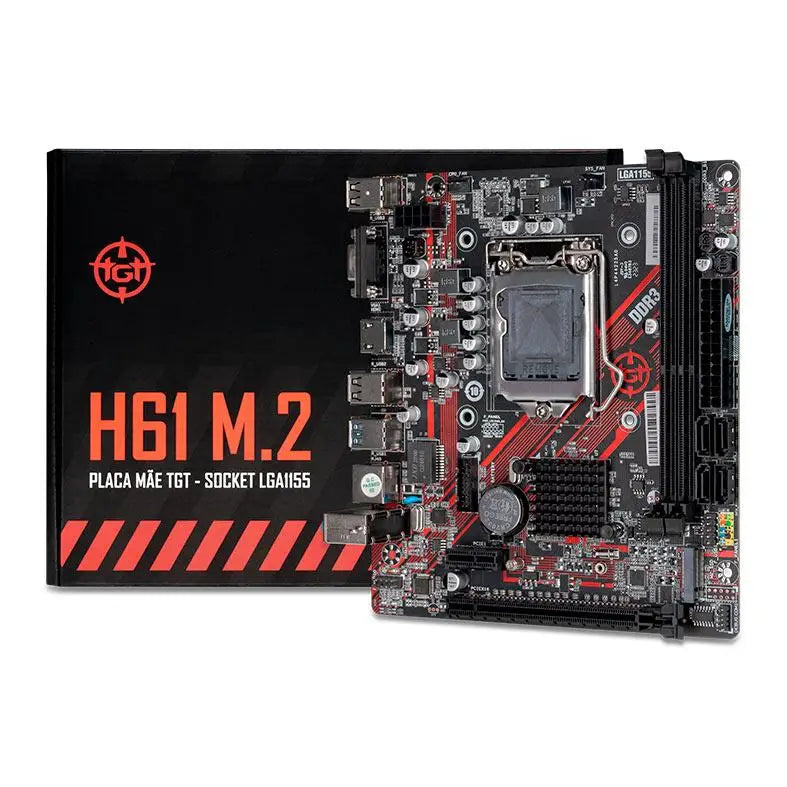 Placa Mãe TGT H61 M.2, DDR3, Socket LGA1155, M-ATX, Intel Chipset H61, TGT-H61-M2