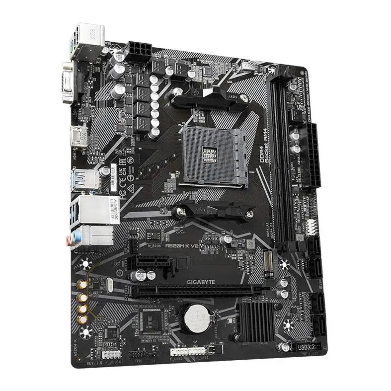 Placa Mae Gigabyte A520M K V2, DDR4, Socket AMD AM4, M-ATX, Chipset AMD A520, A520M-K-V2