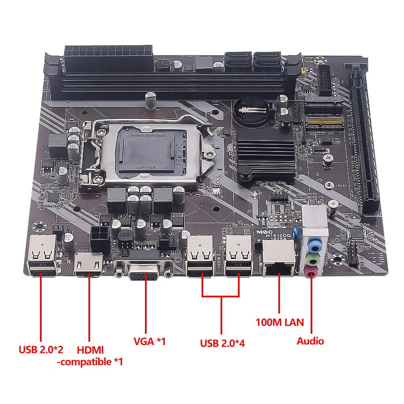 Placa-Mãe MUCAI H61 - A Maravilha da Tecnologia