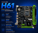Placa-Mãe Get H61 DDR3 M2 LGA 1155, Suporte Intel 2°/3° Geração, SATA M.2 HDMI VGA USB 3.0 Micro ATX