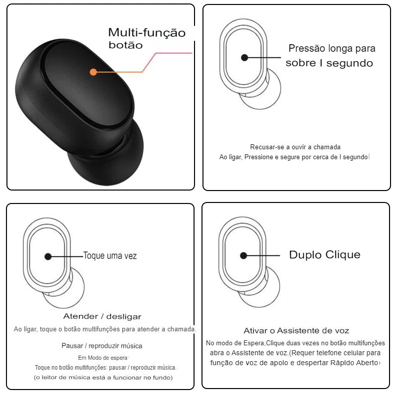 Fone de Ouvido Bluetooth Xiaomi Redmi Airdots 2 Ofertas ®