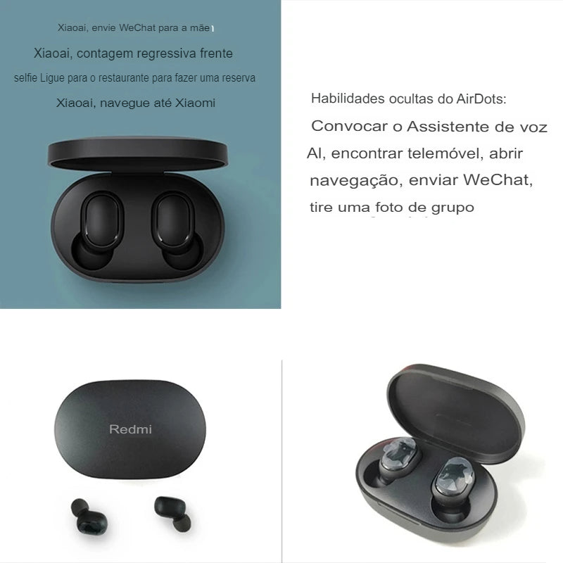 Fone de Ouvido Bluetooth Xiaomi Redmi Airdots 2 Ofertas ®