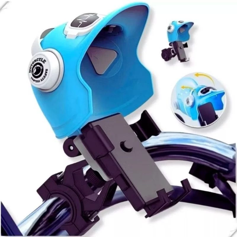 Suporte Para Telefone Celular De Motocicleta Com Capacete E Navegação De Bicicleta À Prova D'água--BM