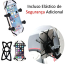 Suporte Garra Para Celular Moto Universal Ajustável Com Carregador Usb