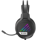 Headset Gamer Led RGB Onistek FN638 Flexível Fone Com Fio