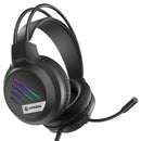 Headset Gamer Led RGB Onistek FN638 Flexível Fone Com Fio