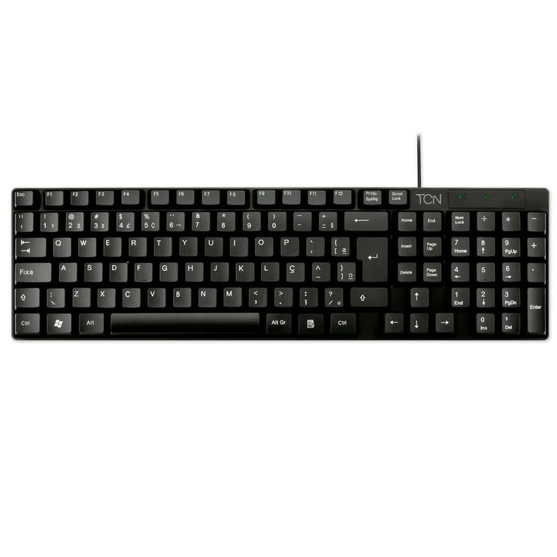 Teclado Slim com Fio TCN 950 ABNT2