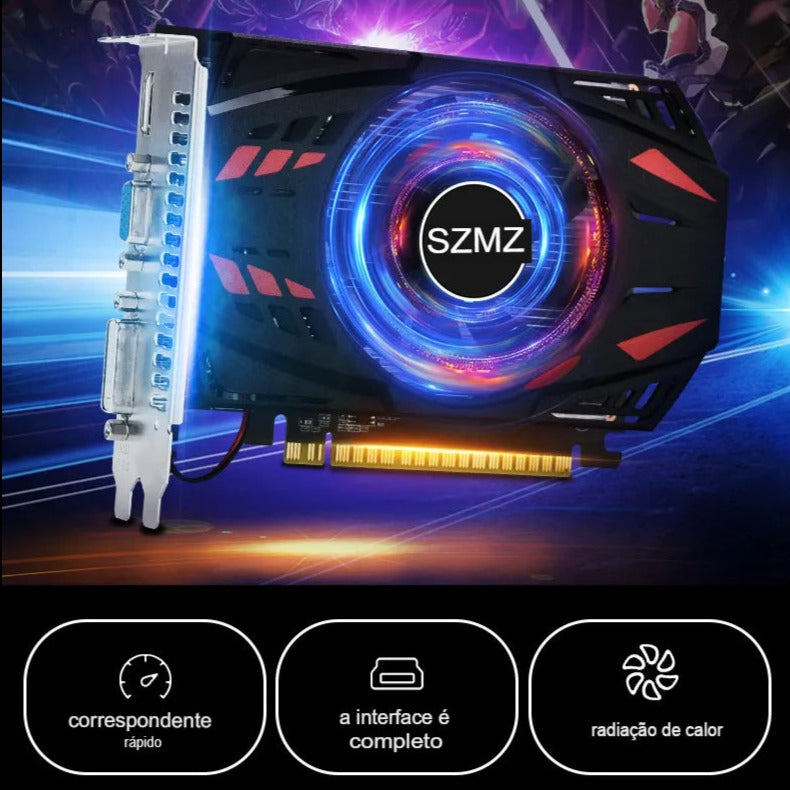 Placa de Vídeo SZMZ GT 730 4gb Placa Gráfica Nvidia GT730 GPU